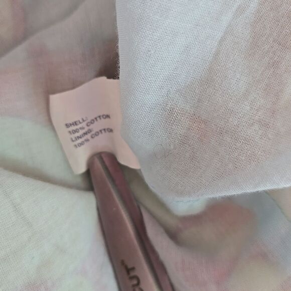 Gap Floral Boho Spaghetti Strap Camisole Top - Light Blue And Yello - Picture 7 of 7